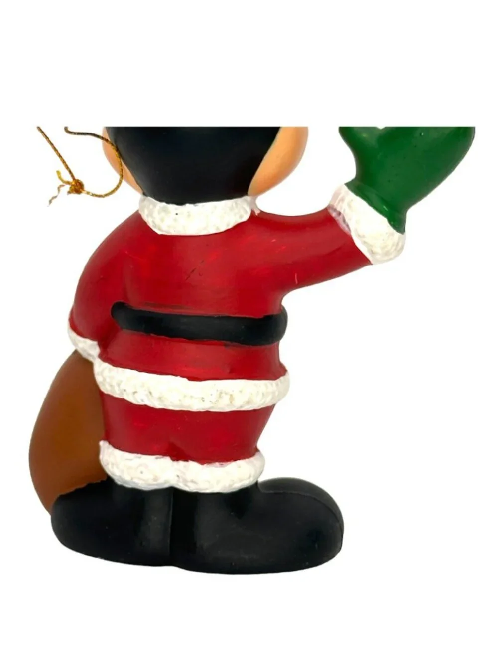 Disney Minnie & Mickey Mouse Christmas Ornaments Set Of 2 Santa Holiday Decor